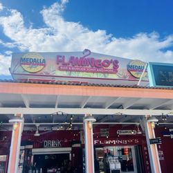 Flamingo's - They have seat seats outside and inside, and a very clean bathroom!