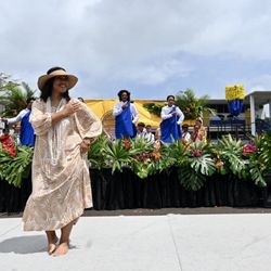 Kamalani Academy - 8th grade & their kumu (teacher) May Day performance