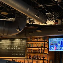 Grain and Cane - Bar area w/ cool sign