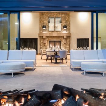 Ridge + River Mountainside Kitchen - Outdoor Patio - New American Near Me - Vail, Colorado