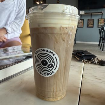 Grindhouse Records - Cold brew with cold foam large - Coffee & Tea Near Me - Sneads Ferry, North Carolina