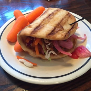 Corner Bakery Cafe - Pulled pork bbq sandwich - Salad Near Me - Pasadena, California Corner Bakery Cafe - Pulled pork bbq sandwich - Salad Near Me - Pasadena, California