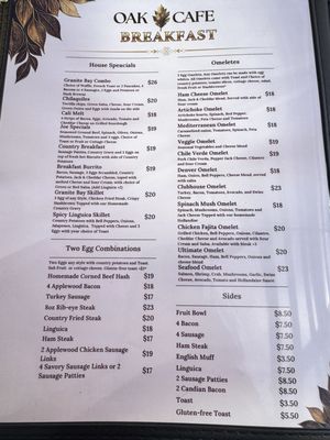 Menu photo 7 Oak Leaf Cafe Lincoln, CA