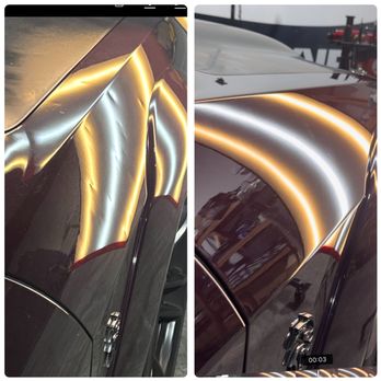 Dent Champions - Hail damaged fender - Mobile Dent Repair Near Me Dent Champions - Hail damaged fender - Mobile Dent Repair Near Me