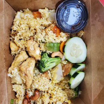 Love Thai By Thai - Pineapple Fried Rice - Thai Near Me - Norwich, Connecticut Love Thai By Thai - Pineapple Fried Rice - Thai Near Me - Norwich, Connecticut