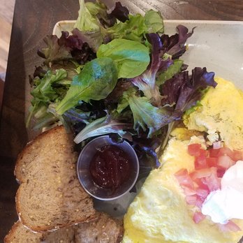 First Watch - Omelet with meats, tomatoes, mushrooms and sour cream - Breakfast & Brunch Near Me - Delray Beach, Florida