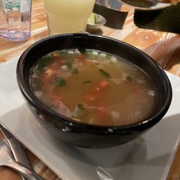 Roast chicken soup Roast chicken soup