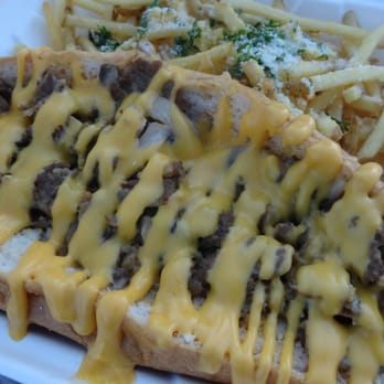 Izzy's Cheesesteaks - Roasted Garlic & Mushroom w/ Cheeze Whiz and Garlic Fries. Yummmm! - Food Trucks Near Me - South San Francisco, California Izzy's Cheesesteaks - Roasted Garlic & Mushroom w/ Cheeze Whiz and Garlic Fries. Yummmm! - Food Trucks Near Me - South San Francisco, California