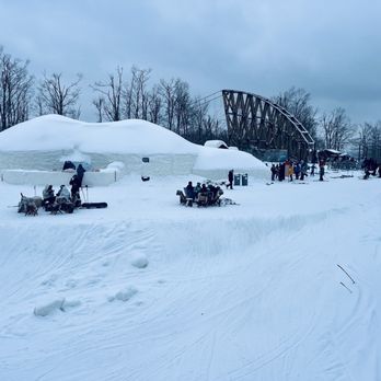 Iglu - Iglu outside from chair lift - Bars Near Me - Boyne Falls, Michigan Iglu - Iglu outside from chair lift - Bars Near Me - Boyne Falls, Michigan
