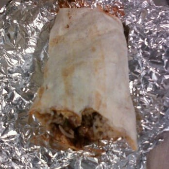 Nick's Grill - Regular Steak Burrito minus a couple of bites - Tex-Mex Near Me - Kirkland, Washington
