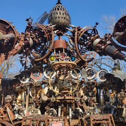 The world's largest scrap metal sculpture The world's largest scrap metal sculpture