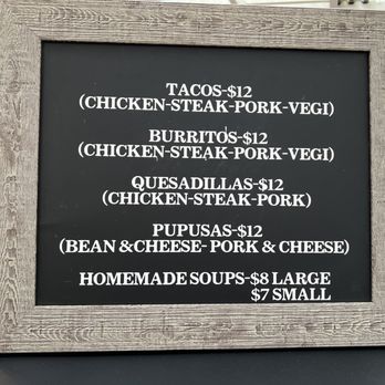 Taqueria Y Pupuseria Delmy - menu - Mexican Near Me - Eastsound, Washington