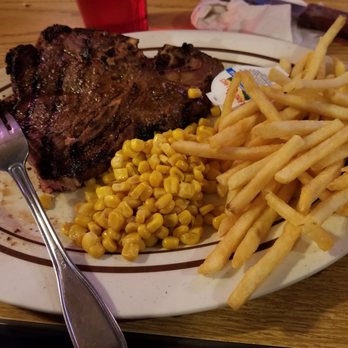 Big Ed's - T-bone steak, corn, fries - Sports Bars Near Me - Bird City, Kansas Big Ed's - T-bone steak, corn, fries - Sports Bars Near Me - Bird City, Kansas