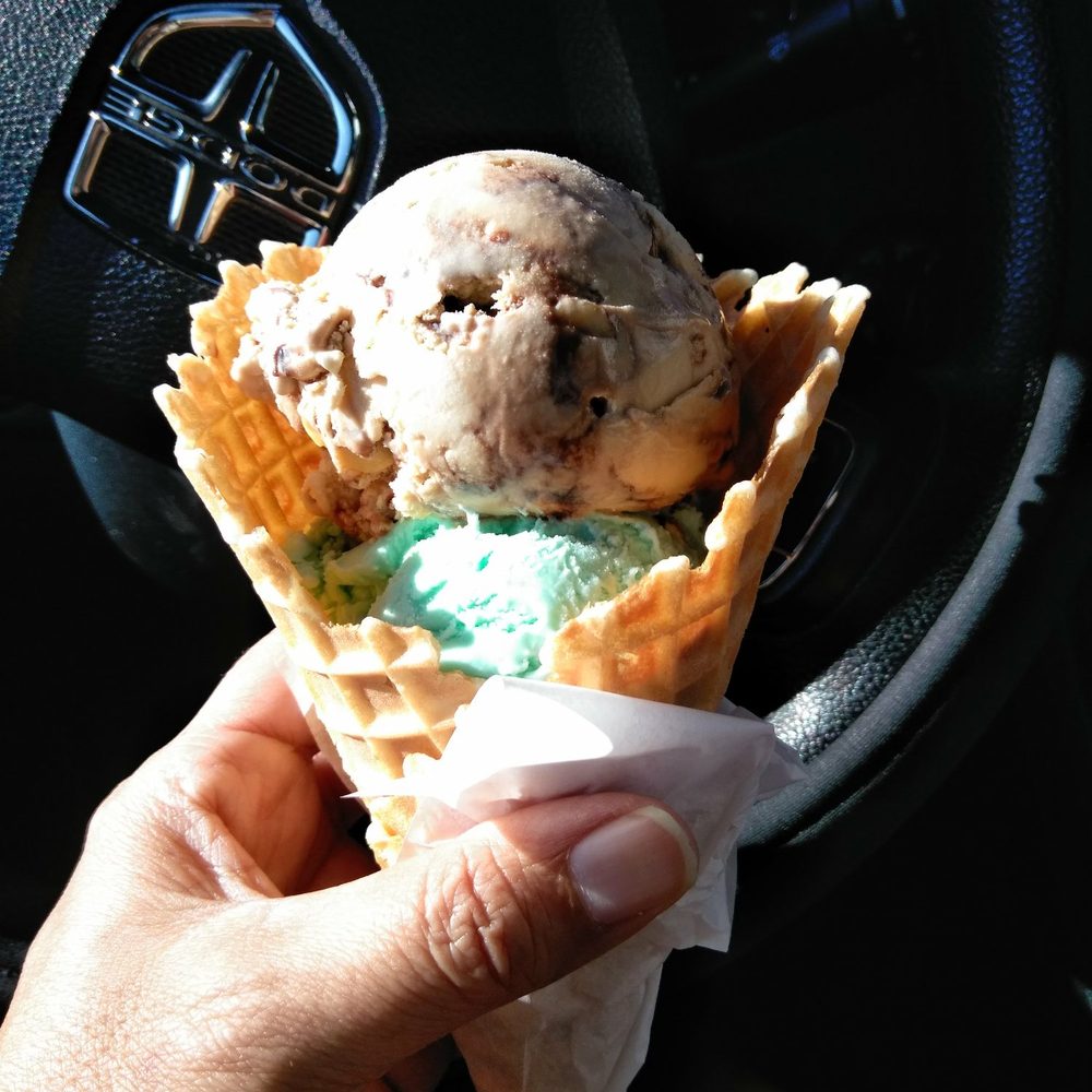Baskin-Robbins - Yum!!! Two scoop with the promotion upgrade waffle cone - Ice Cream & Frozen Yogurt Near Me - Bothell, Washington Baskin-Robbins - Yum!!! Two scoop with the promotion upgrade waffle cone - Ice Cream & Frozen Yogurt Near Me - Bothell, Washington