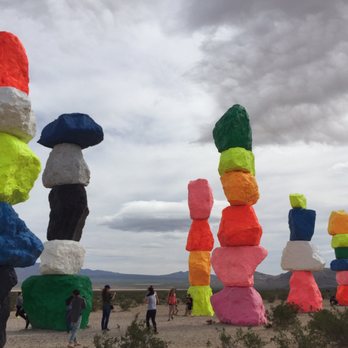 Seven Magic Mountains - Public Art Near Me - Las Vegas, Nevada