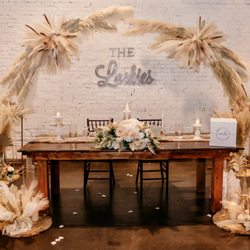 Easy Elegance Events - Boho themed wedding. Bride & Groom table