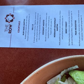 The Row - Menu - American Near Me - Bend, Oregon