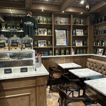 Café Olimpico - Little corner area of seating - Desserts Near Me - Montreal, Quebec