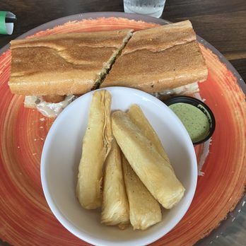 Mambos Cuban Cafe - Croqueta preparada - Cuban sandwich with croquetas in it - Cuban Near Me - Jacksonville, Florida
