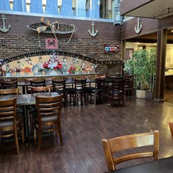 Overview of the main dining room.
