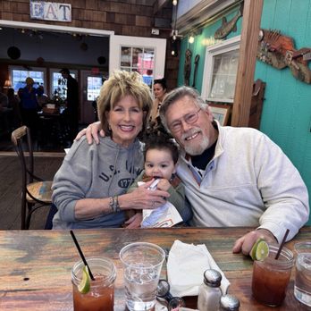 Leaping Lizard Cafe - Papa nana & baby boy - Cafes Near Me - Virginia Beach, Virginia