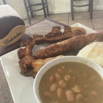 Aires De Colombia - Another view of the bandeja Paisa - Latin American Near Me - White Plains, New York