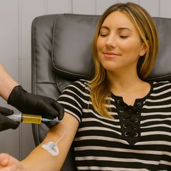 Urgent Care & Mobile IV Hydration at Home - YA Medical - Patient getting IV therapy