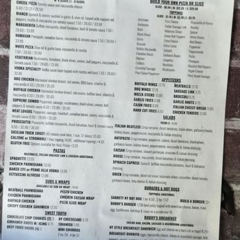 Bobby’s Pizzeria - Menu - Salad Near Me - Los Angeles, California Bobby’s Pizzeria - Menu - Salad Near Me - Los Angeles, California