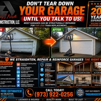 AJN Construction The Garage Expert - General Contractors Near Me - Maplewood, New Jersey AJN Construction The Garage Expert - General Contractors Near Me - Maplewood, New Jersey