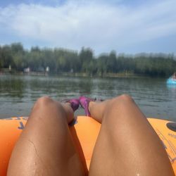 River Riders - Getting some sun