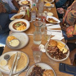 Chicken & Waffles Shrimp & Grits Waffle Honey Butter Chicken Biscuit Sandwich Grits Fat's Breakfast Chicken and Waffles Chicken & Waffles Shrimp & Grits Waffle Honey Butter Chicken Biscuit Sandwich Grits Fat's Breakfast Chicken and Waffles