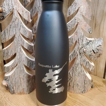 Life in the ADK - 17 oz stainless steel water bottle. Keeps drinks cold for over 12 hours. - Gift Shops Near Me - Old Forge, New York Life in the ADK - 17 oz stainless steel water bottle. Keeps drinks cold for over 12 hours. - Gift Shops Near Me - Old Forge, New York