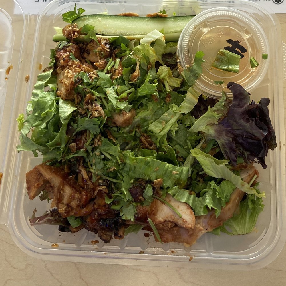 Ohana Cravings - Chicken and greens mix - Hawaiian Near Me - Riverside, California Ohana Cravings - Chicken and greens mix - Hawaiian Near Me - Riverside, California