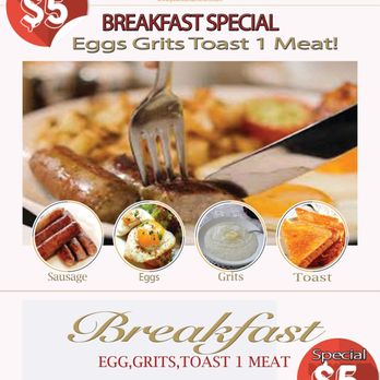 Edible Soul Cafe - $5 BREAKFAST SPECIAL - Seafood Near Me - North Charleston, South Carolina Edible Soul Cafe - $5 BREAKFAST SPECIAL - Seafood Near Me - North Charleston, South Carolina