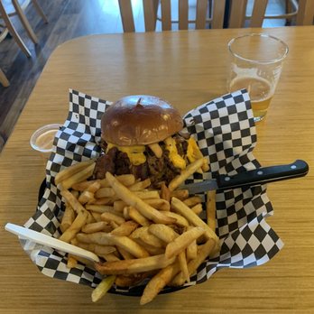 Lazy B - Their daily special, the "trash burger" - New American Near Me - Alturas, California
