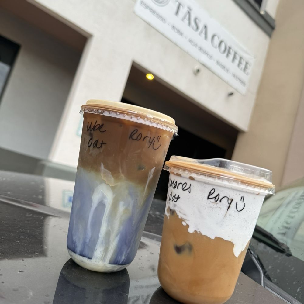 Tasa Coffee - Ube macchiato and s'more latte - Coffee & Tea Near Me - Bullhead City, Arizona Tasa Coffee - Ube macchiato and s'more latte - Coffee & Tea Near Me - Bullhead City, Arizona