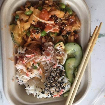 Poke Club - Small - I had eaten about 1/4 already - Poke Near Me - New Westminster, British Columbia Poke Club - Small - I had eaten about 1/4 already - Poke Near Me - New Westminster, British Columbia