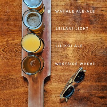 Kauai Island Brewing - Our sample flight. Unfortunately, we didn't care for any of these bc they had such hoppy tastes even being low IBU. Instagram @tabletopviews - American Near Me - Eleele, Hawaii Kauai Island Brewing - Our sample flight. Unfortunately, we didn't care for any of these bc they had such hoppy tastes even being low IBU. Instagram @tabletopviews - American Near Me - Eleele, Hawaii