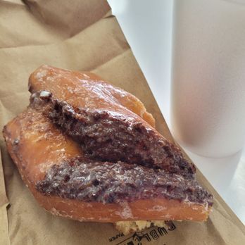 Covina Donuts - So yummy. I ate 3/4 of this cinnamon twist before picture was taken. - Bakeries Near Me - Covina, California Covina Donuts - So yummy. I ate 3/4 of this cinnamon twist before picture was taken. - Bakeries Near Me - Covina, California
