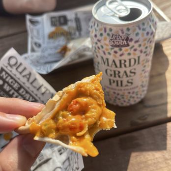 The Empanada Bar - Crawfish Empanana, Mardi Gras-Urban South Pils - Empanadas Near Me - League City, Texas