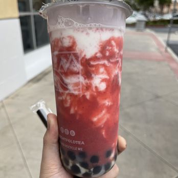 Eightfold Tea Shoppe - Marbled Strawberry (Boba) - Bubble Tea Near Me - Costa Mesa, California Eightfold Tea Shoppe - Marbled Strawberry (Boba) - Bubble Tea Near Me - Costa Mesa, California