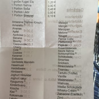 Via Roma - Eiskarte - Ice Cream & Frozen Yogurt Near Me - Marl, NW Via Roma - Eiskarte - Ice Cream & Frozen Yogurt Near Me - Marl, NW