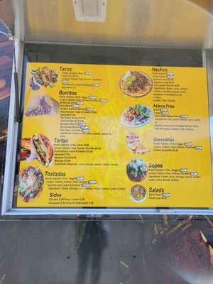 Menu photo 2 Tacos Azteca Lodi, CA