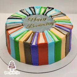 Done All For You - Handmade book decorations cake