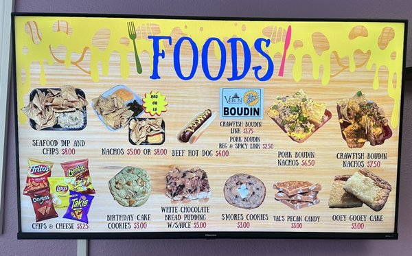 Menu photo 3 Bridge City Snowballs Bridge City, LA