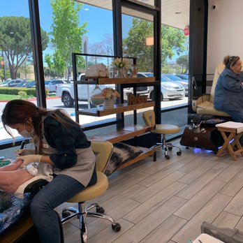 Olivia's Nail Pedispa - Spa pedicure area separate from nails area - Nail Salons Near Me - Simi Valley, California