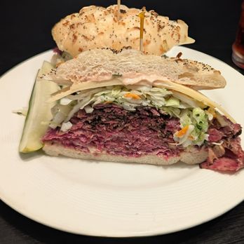 Stage Deli - VIctor Special, extra cut, with pastrami and corned beef. - Delis Near Me - West Bloomfield Township, Michigan