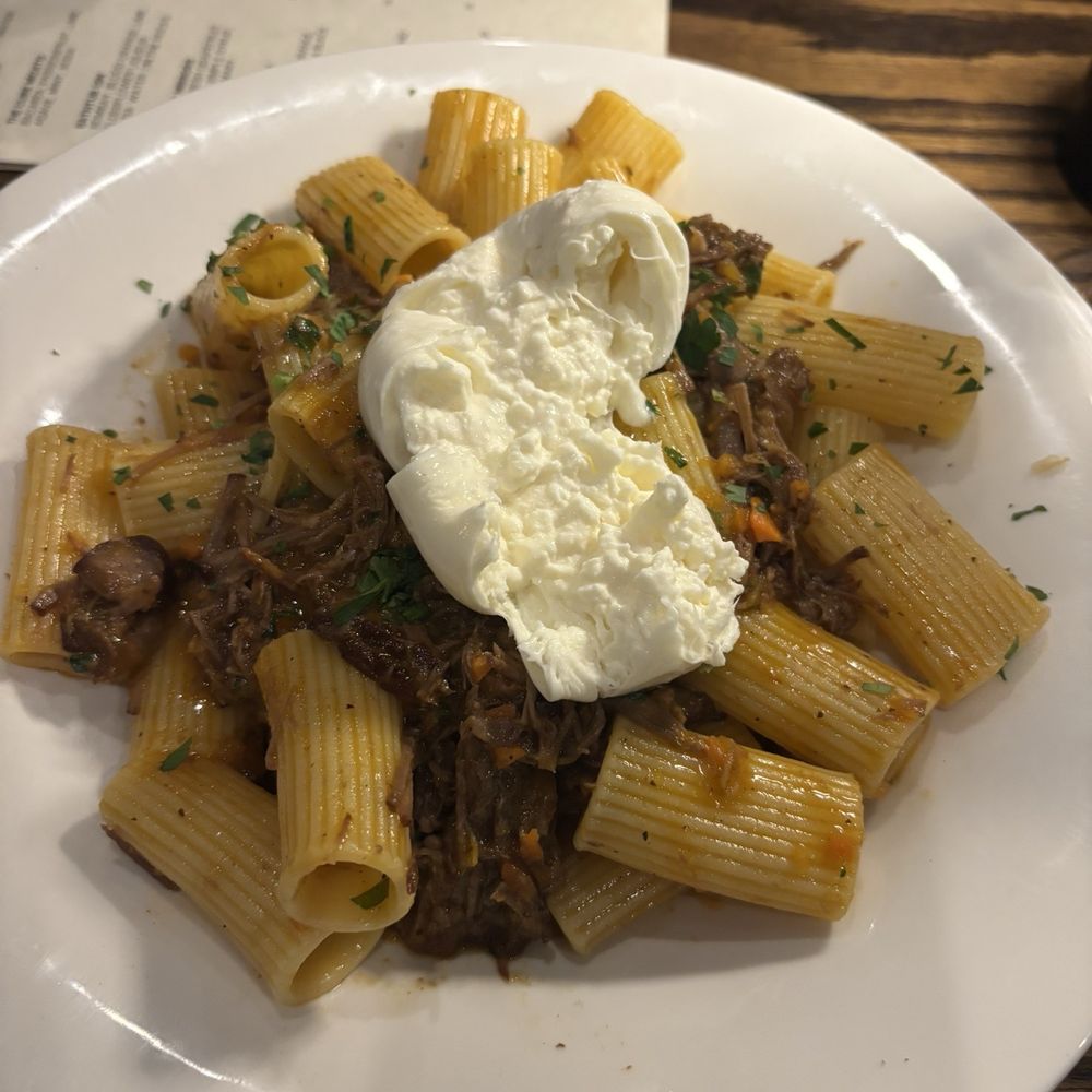 Short rib pasta special Short rib pasta special
