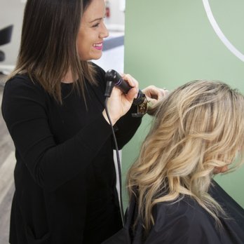 Salon Elan - Our stylist Lindsay adding some extra style. - Hair Salons Near Me - Franklin, Massachusetts Salon Elan - Our stylist Lindsay adding some extra style. - Hair Salons Near Me - Franklin, Massachusetts