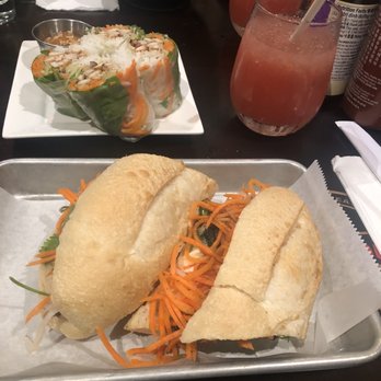 5ive Spice - Lemongrass Porkchop Banh Mi Vietmanese Spring Rolls Summer refresher - Vietnamese Near Me - New York, New York